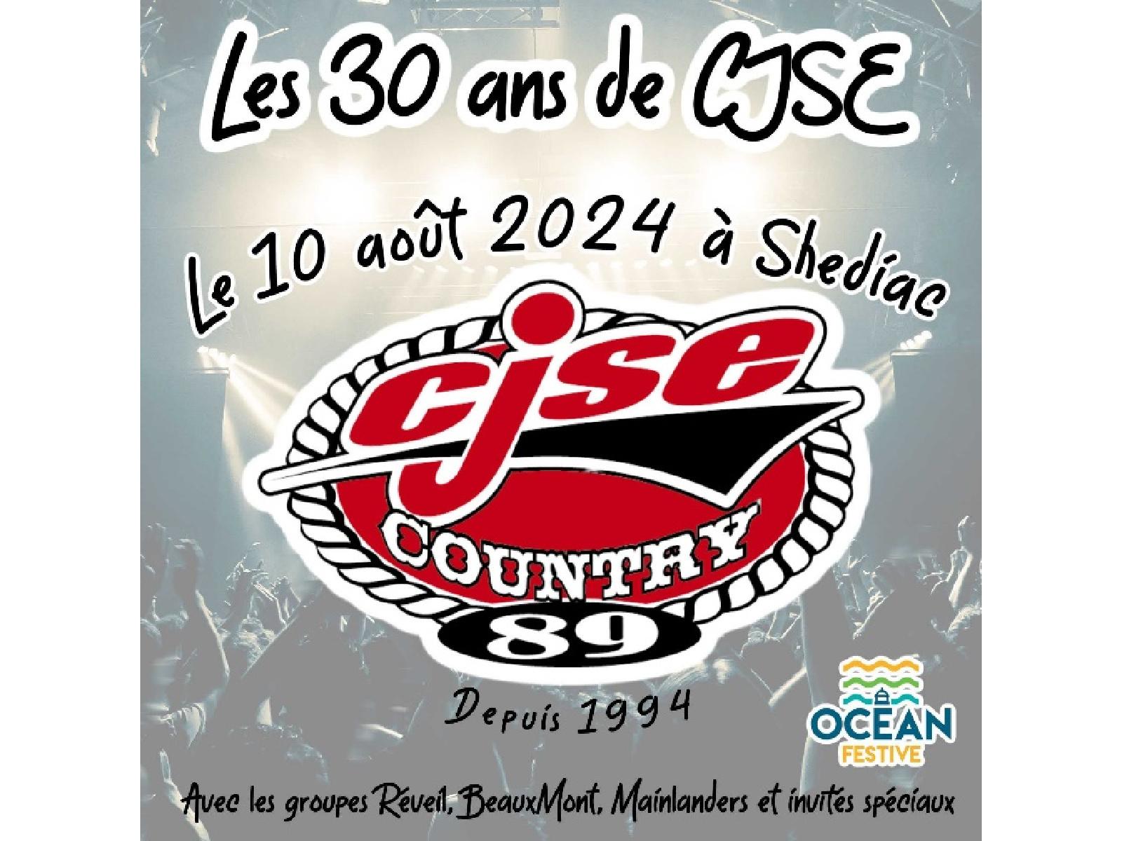 Les trente ans de la radio CJSE seront célébrés en grand le 10 août à Shediac