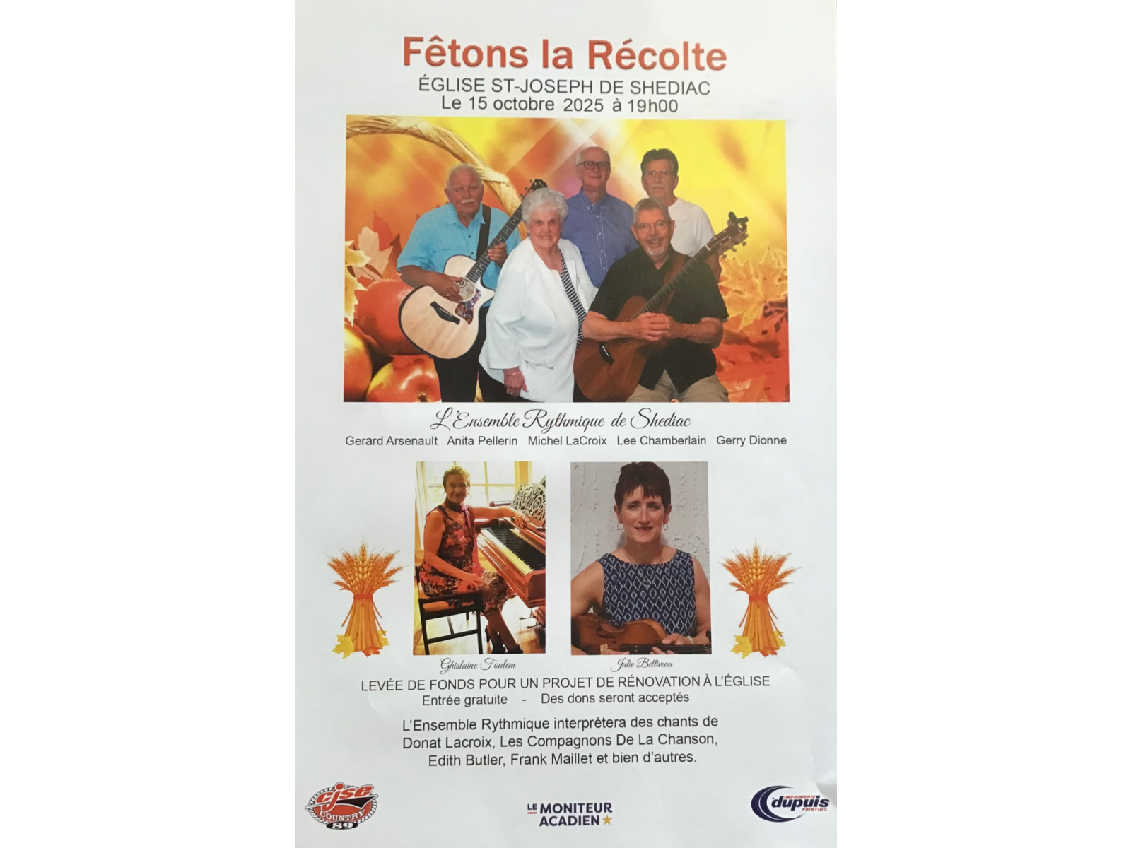 Un concert-bénéfice pour la rénovation de l’église ...