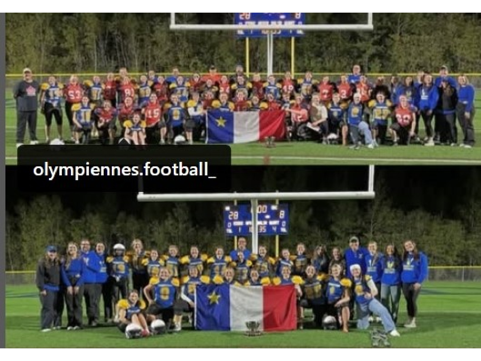 Les Vedettes championnes du mini-bowl