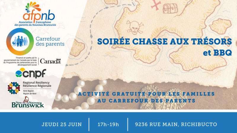 Soirée chasse aux trésors extérieur en famille et BBQ gratuit