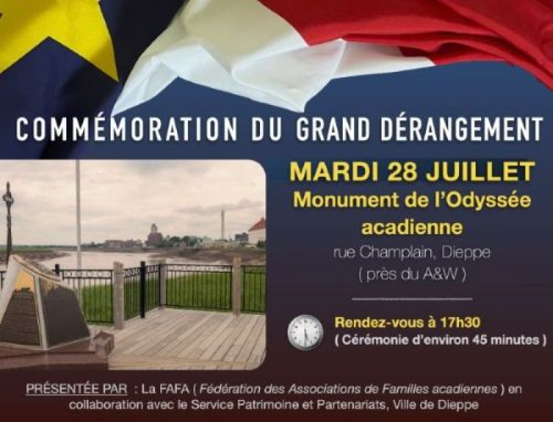 Commémoration du Grand Dérangement 2026