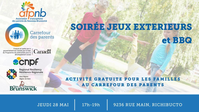 Soirée jeux extérieurs et BBQ 