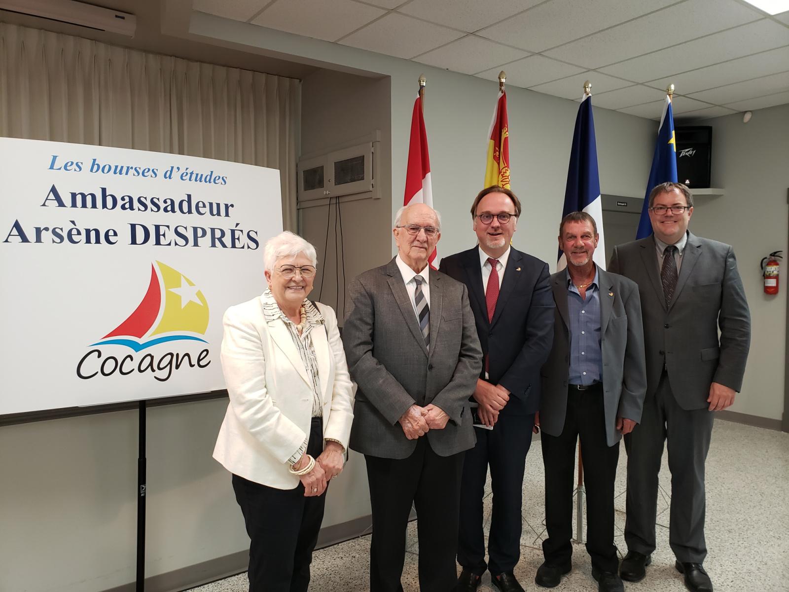 Cocagne rend hommage au premier ambassadeur acadien du ... Image 1