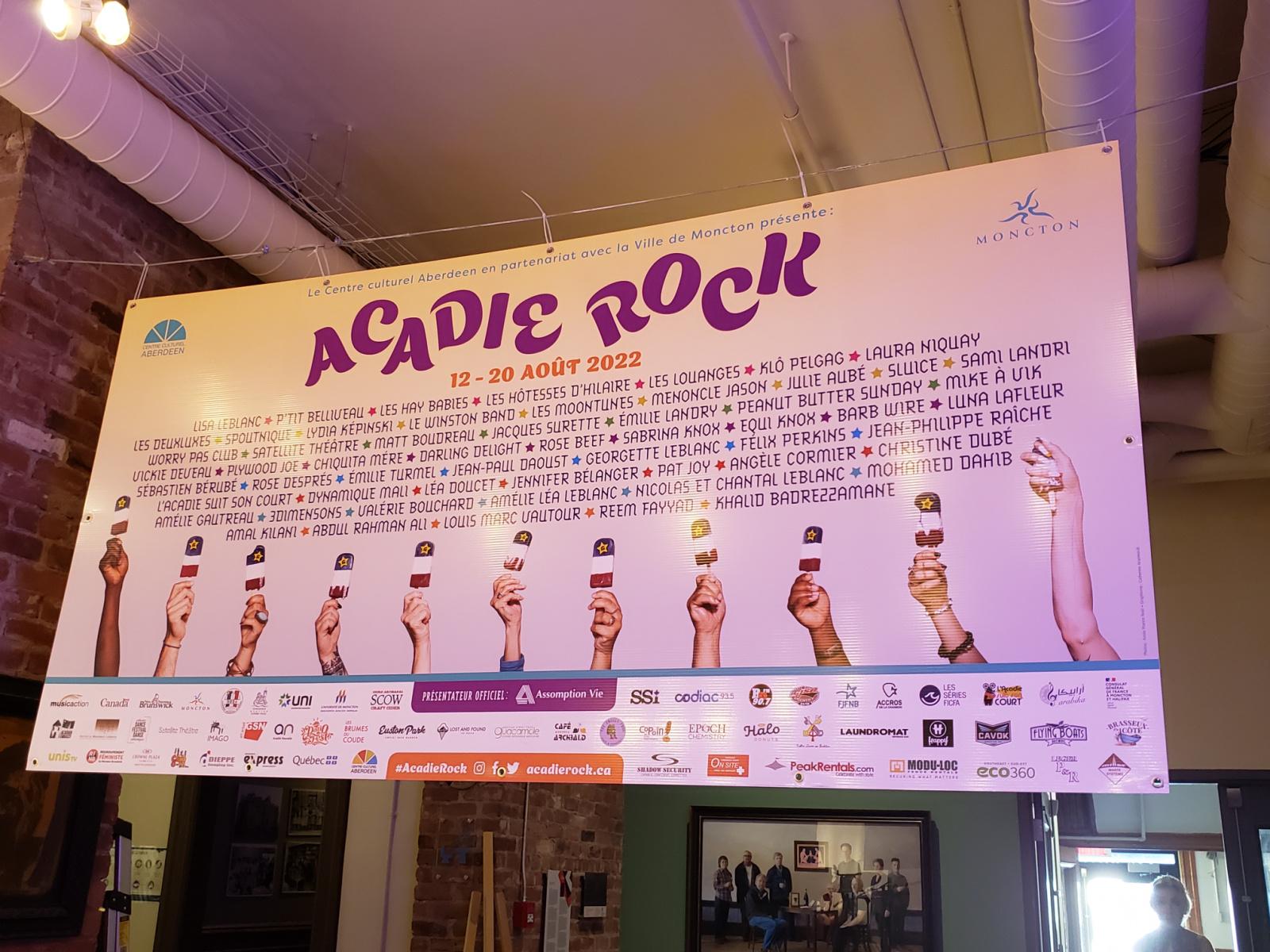 Festival Acadie Rock 2022 présente 3 gros spectacles ... Image 1