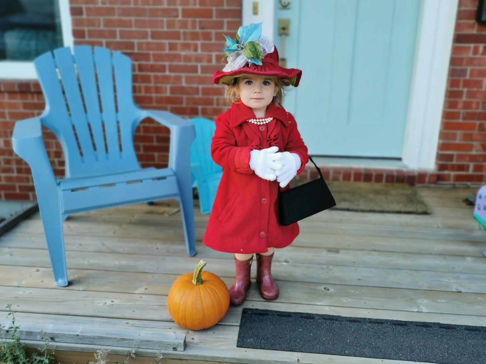 Une petite reine de deux ans déguisée en Élisabeth II Image 1