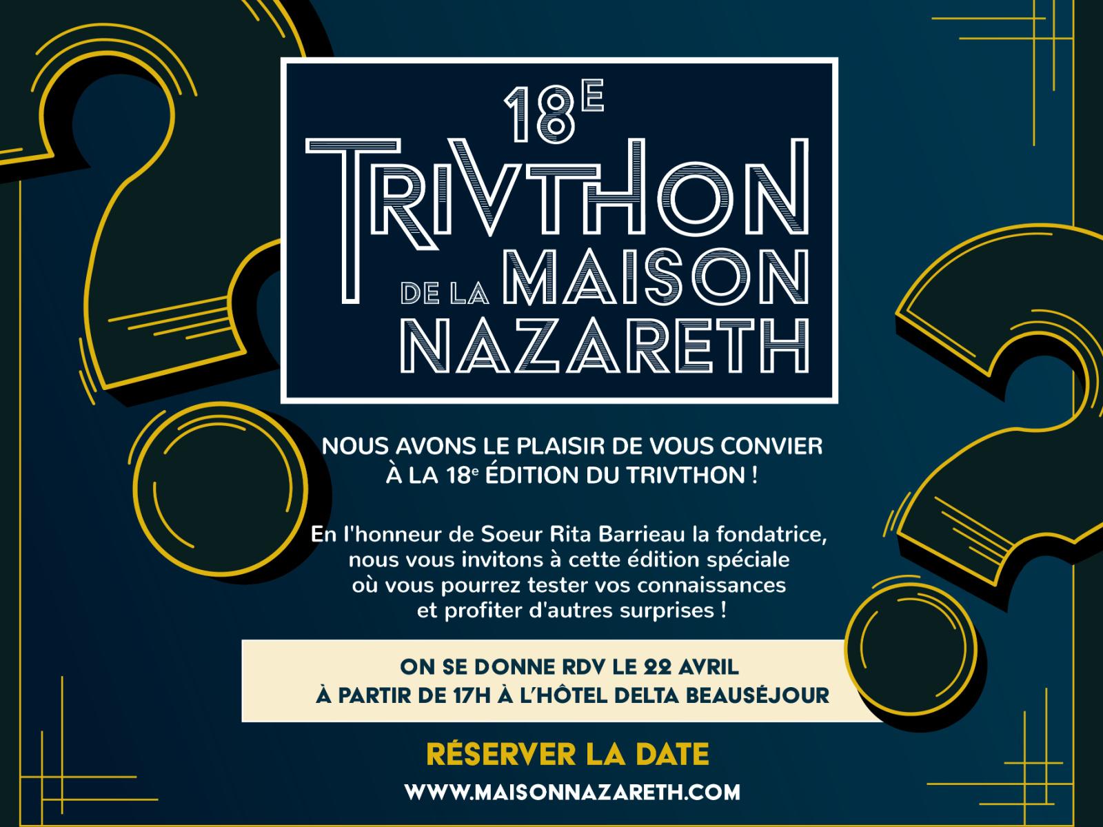 Grand retour du Trivthon de la Maison Nazareth ce samedi 22 ... Image 1