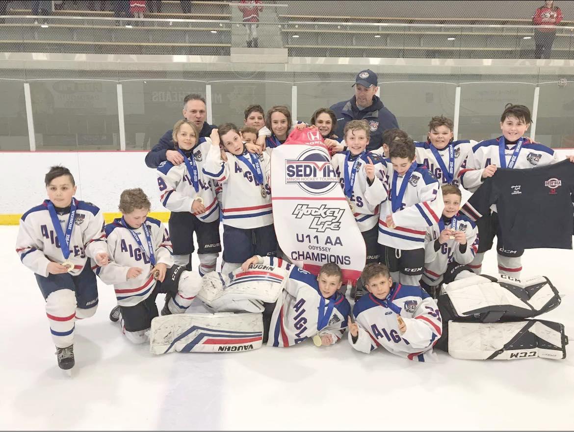 aigleds 11ansAA champions 2 avril 2023