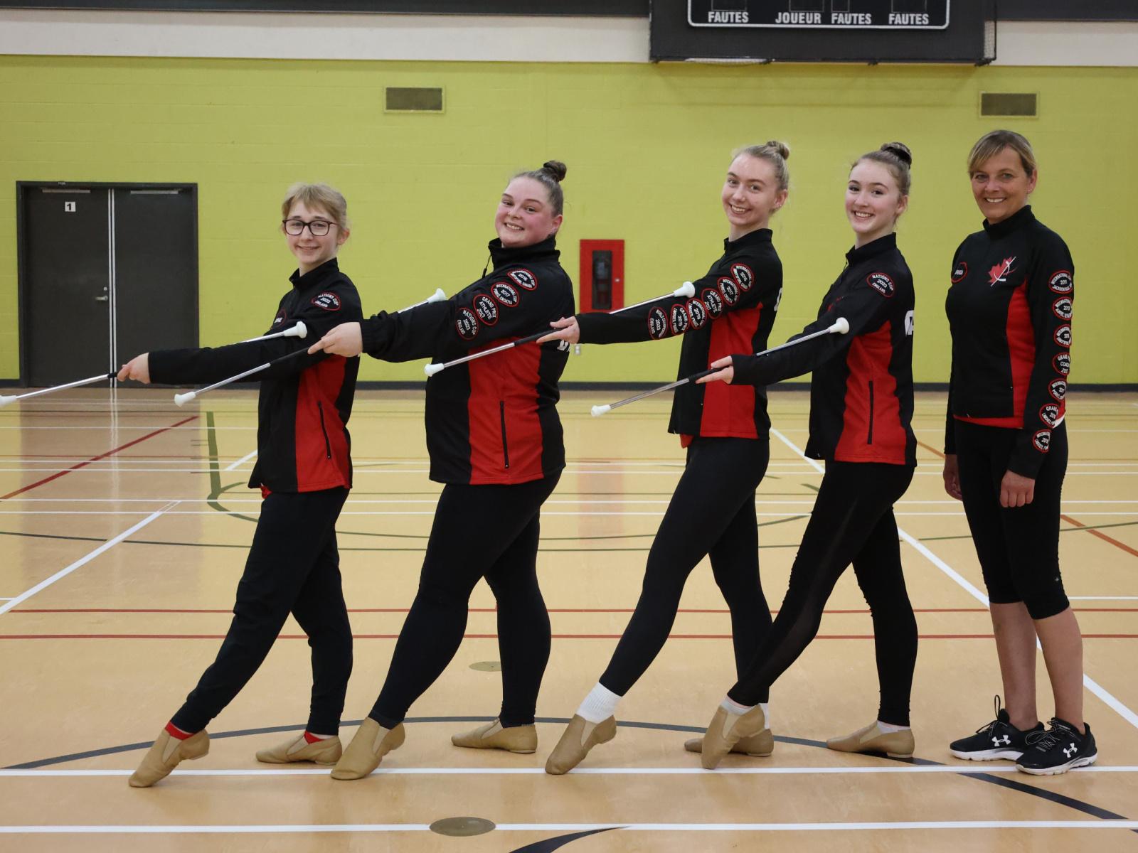 Quatre athlètes de Bâton Atlantik en Angleterre Image 1