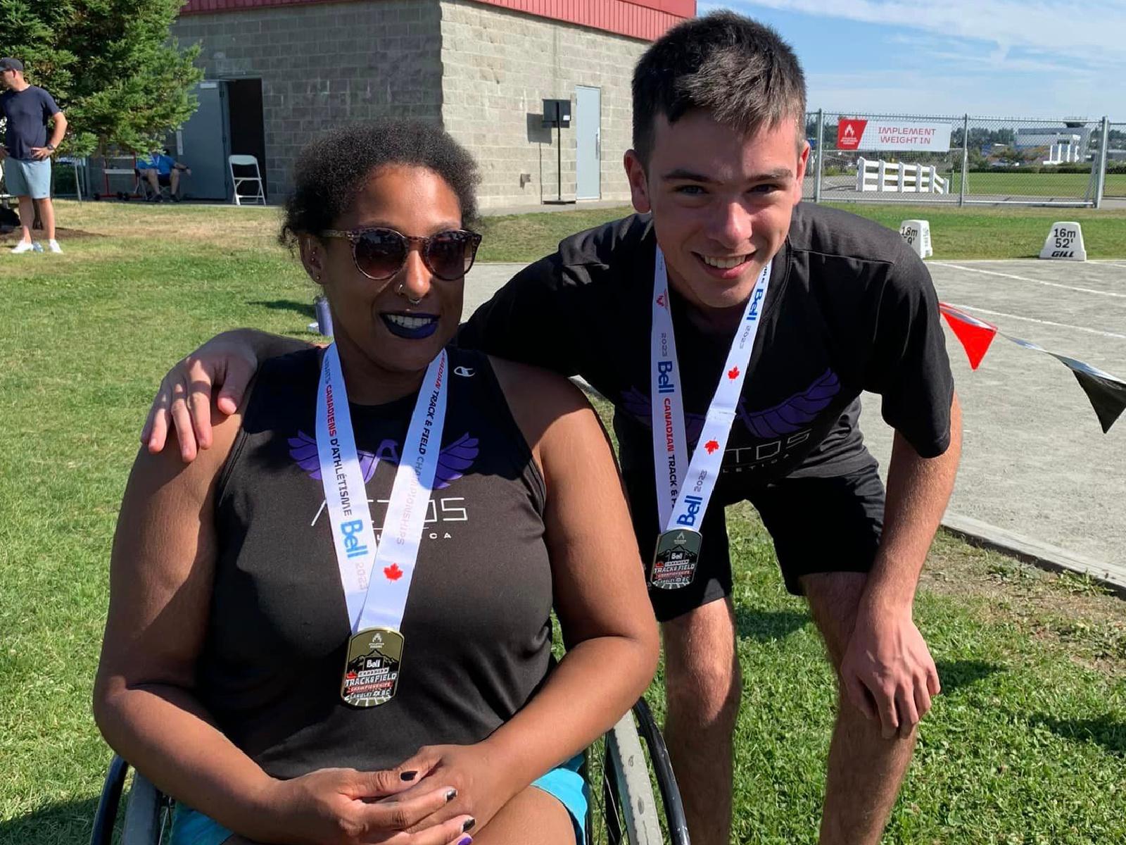 Athlétisme : Christel Robichaud et Dante Cormier raflent ... Image 1