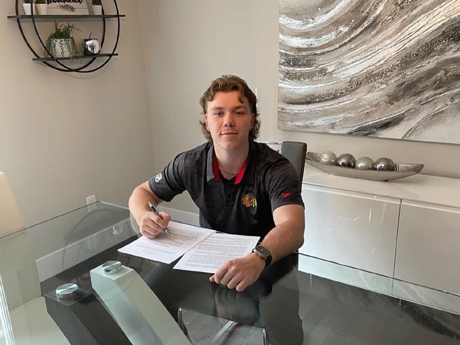 Samuel Savoie signe un contrat initial de la LNH et est ... Image 1