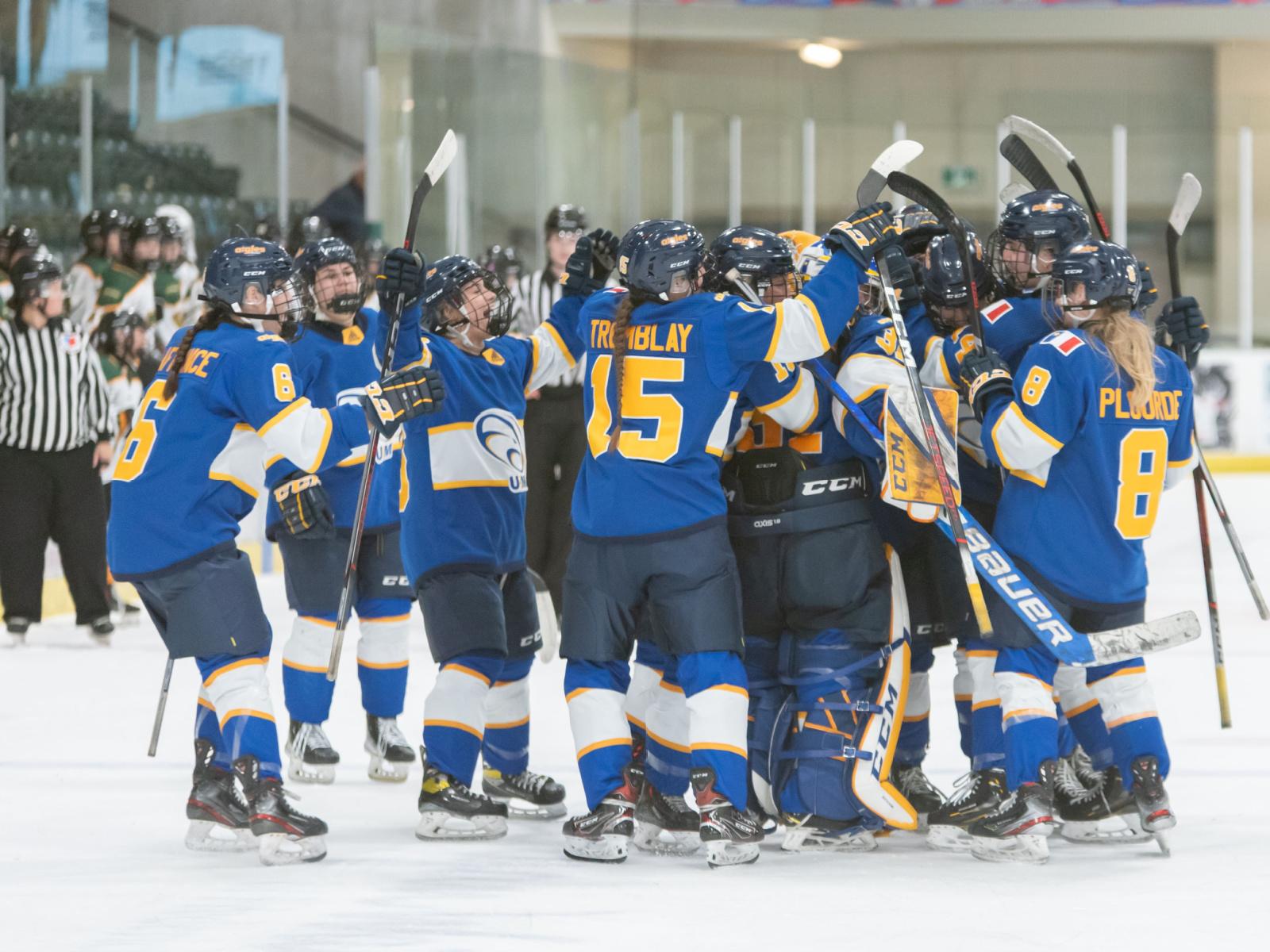 Hockey : Deux victoires des Aigles Bleues Image 1