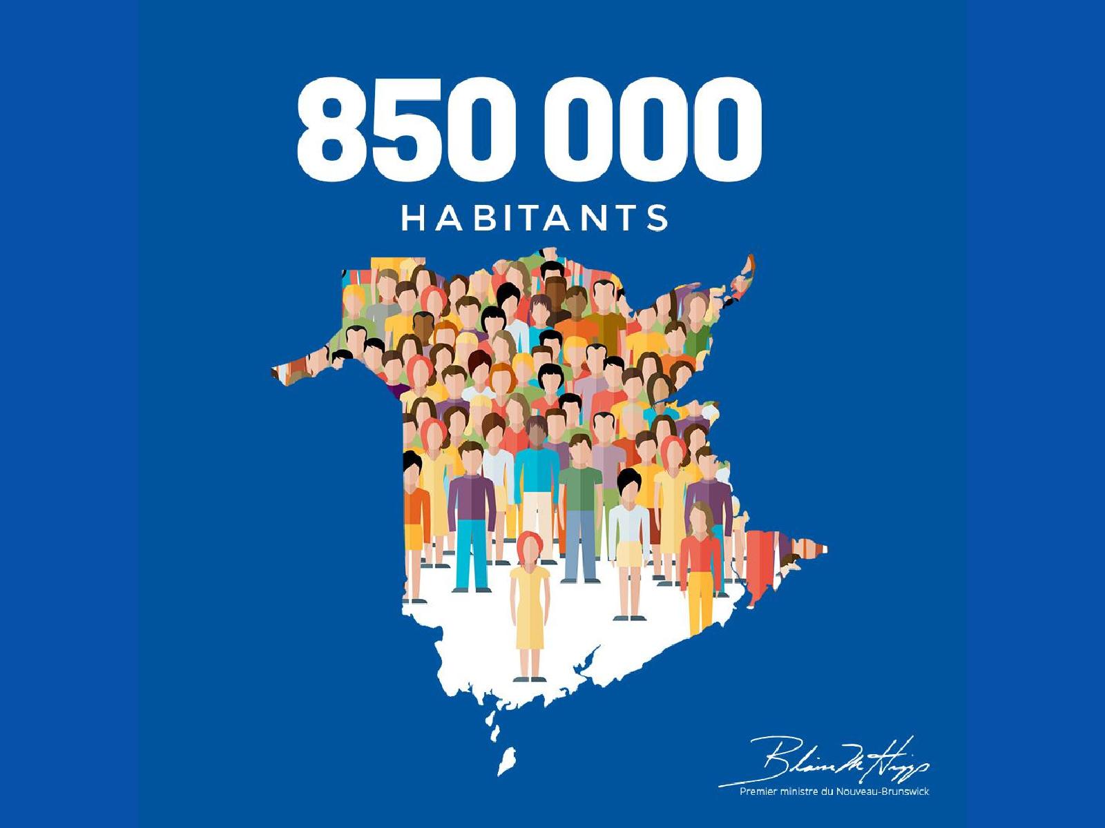 Le Nouveau-Brunswick a franchi la barre des 850 000 ... Image 1