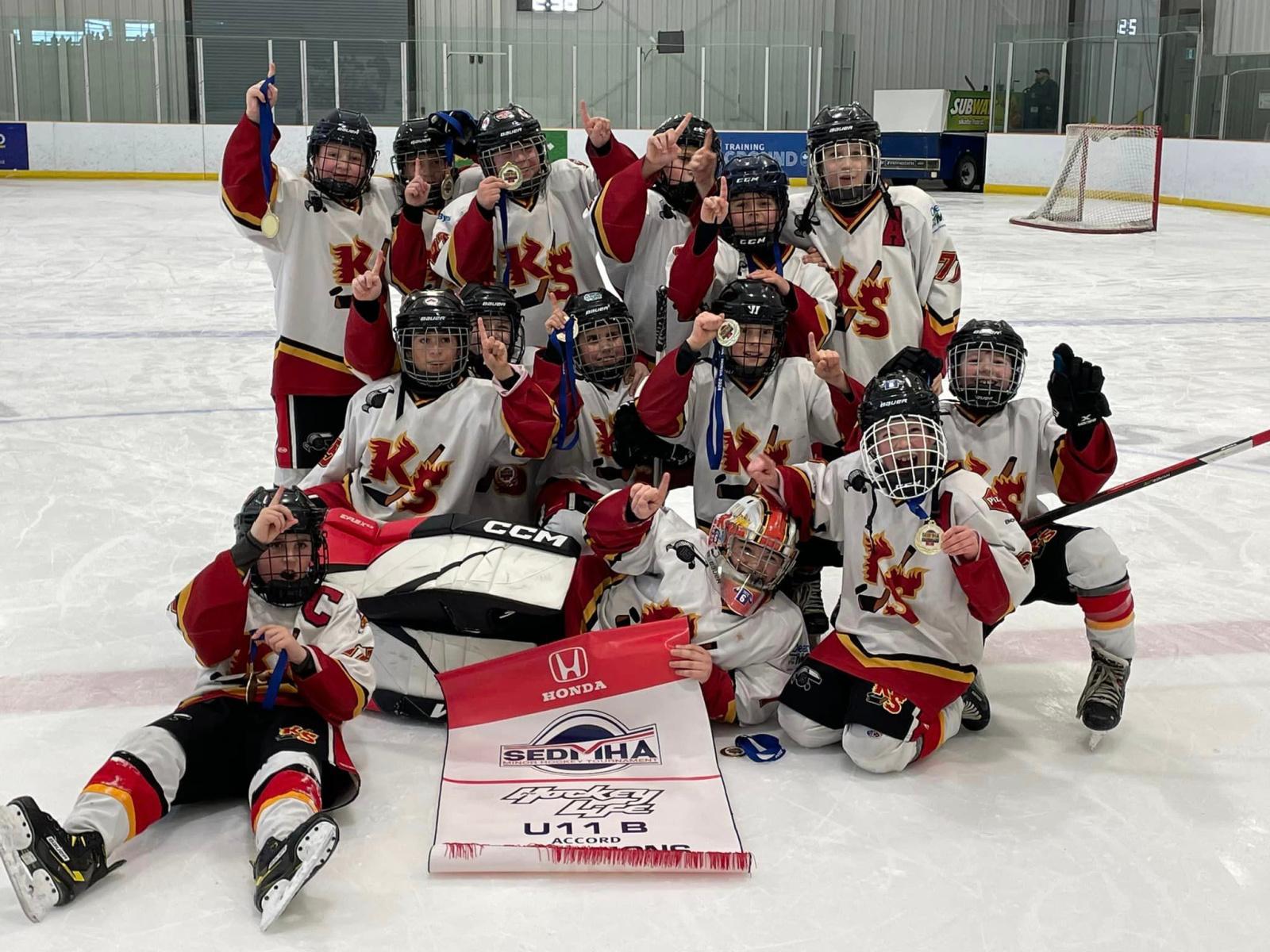 Victoire en finale des Flames -11ans B Image 1