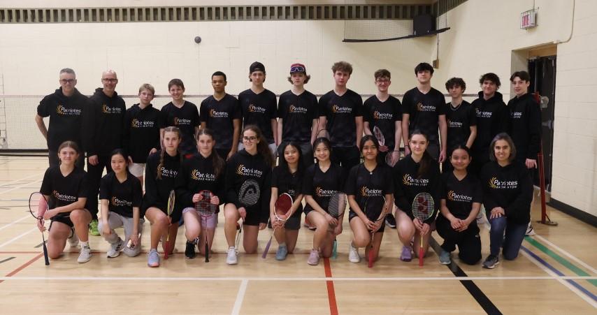 Patriotes 2023 2024 badminton Small