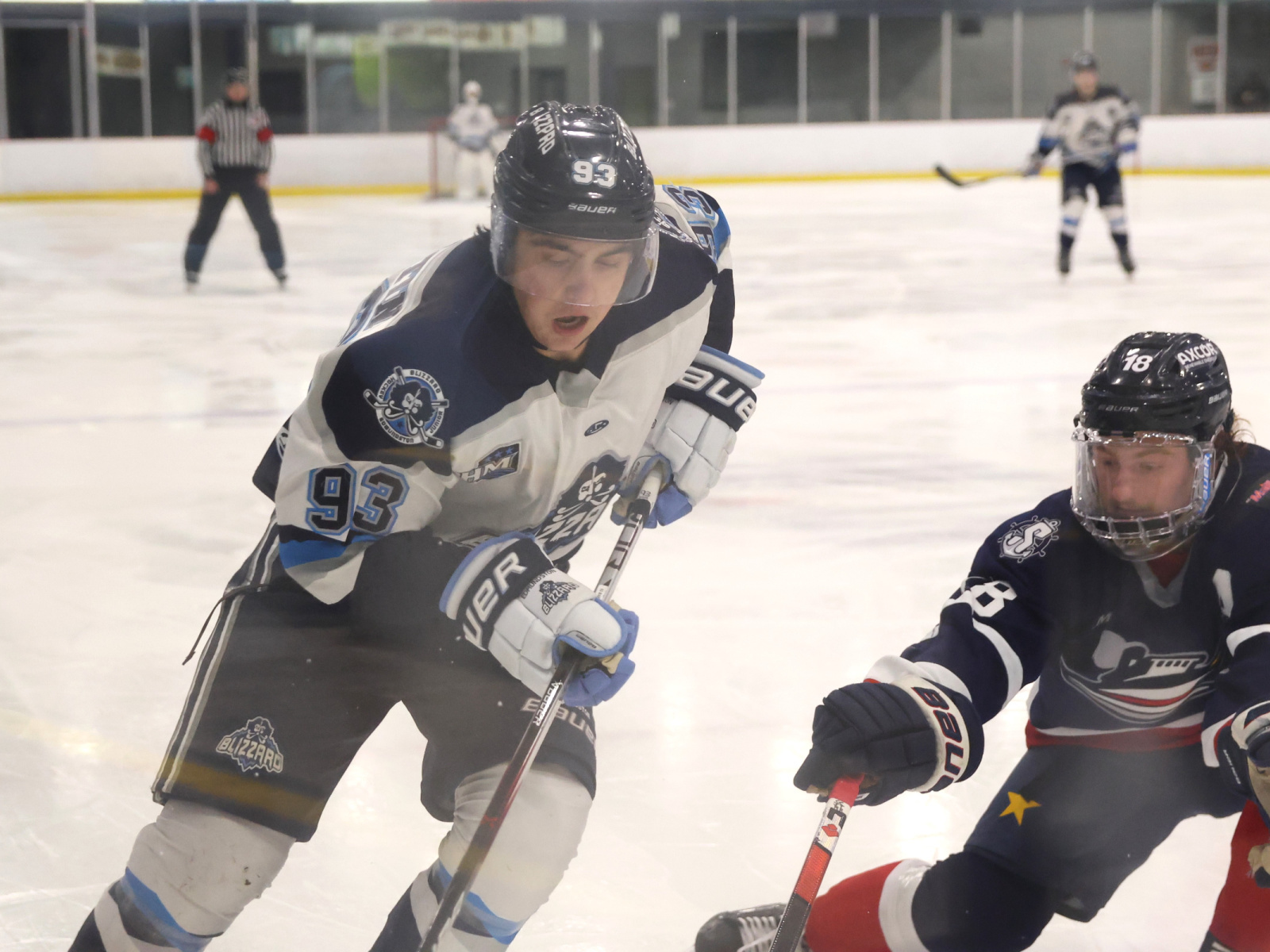 Deux revers des Steamers sur la glace Image 1