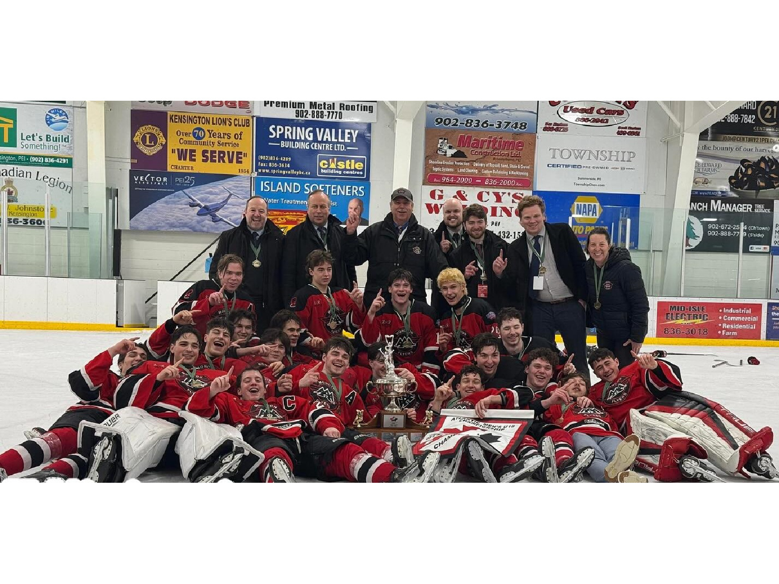 Les Flyers de Moncton sont champions Atlantique Image 1