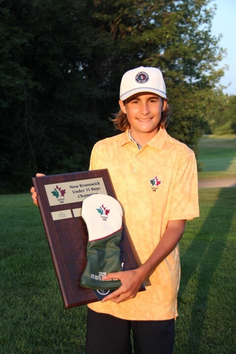 Adrien Breault championm M15 ans Small