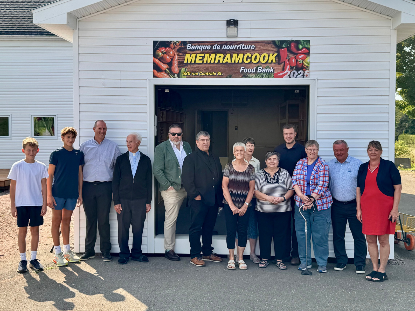 Inauguration des nouveaux locaux de la Banque de Nourriture ... Image 1