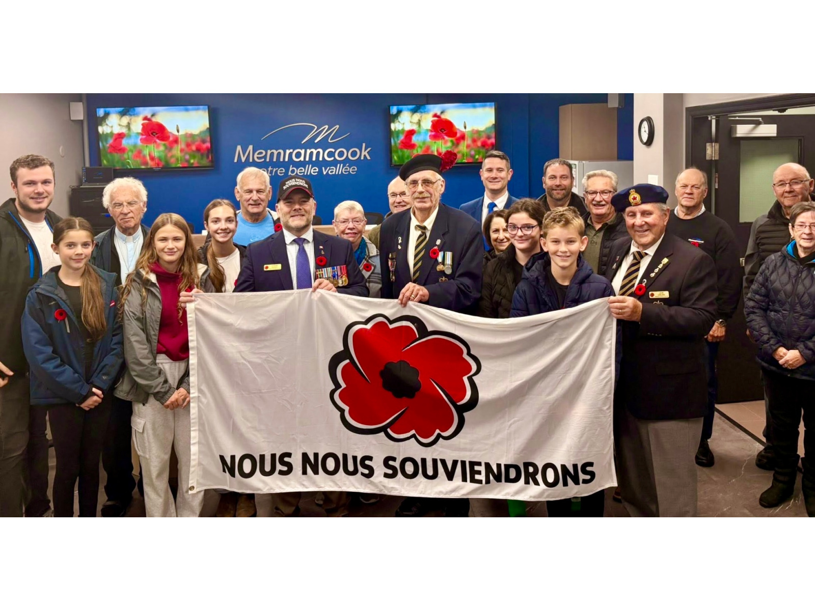 La campagne du coquelicot lancée à Memramcook