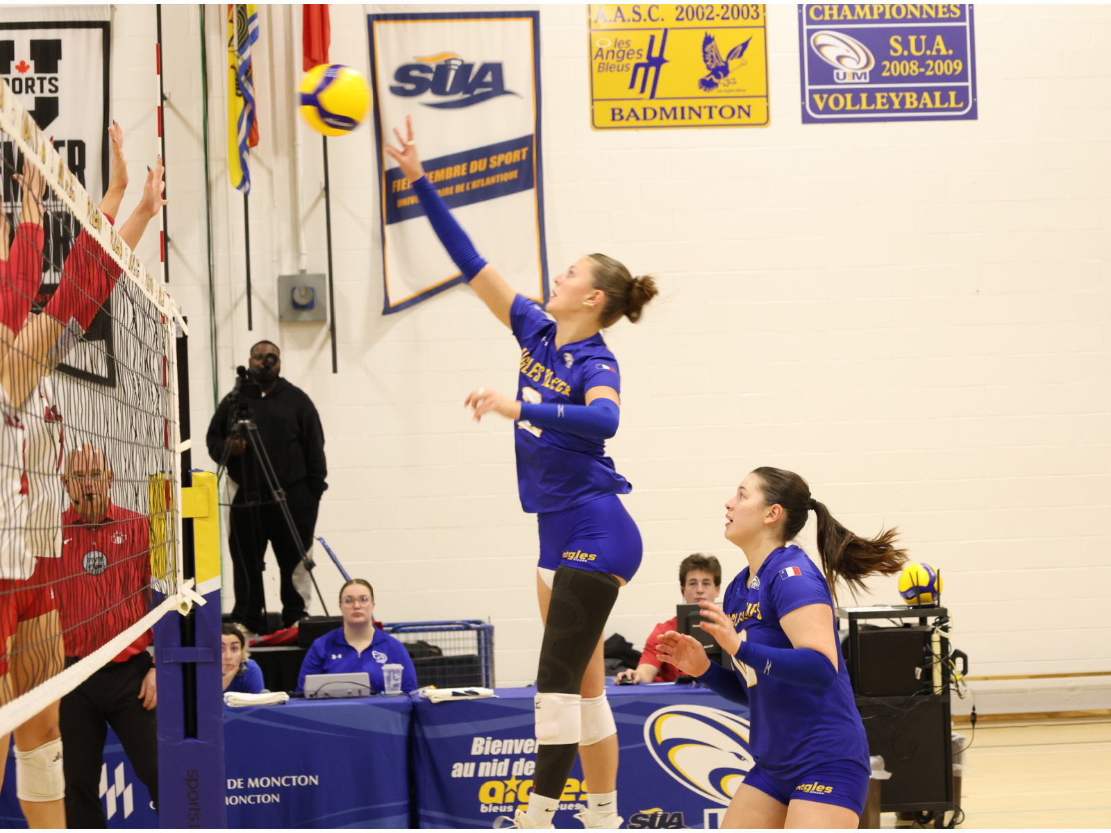 Les Aigles Bleues s’envolent au volley grâce à une ... Image 1