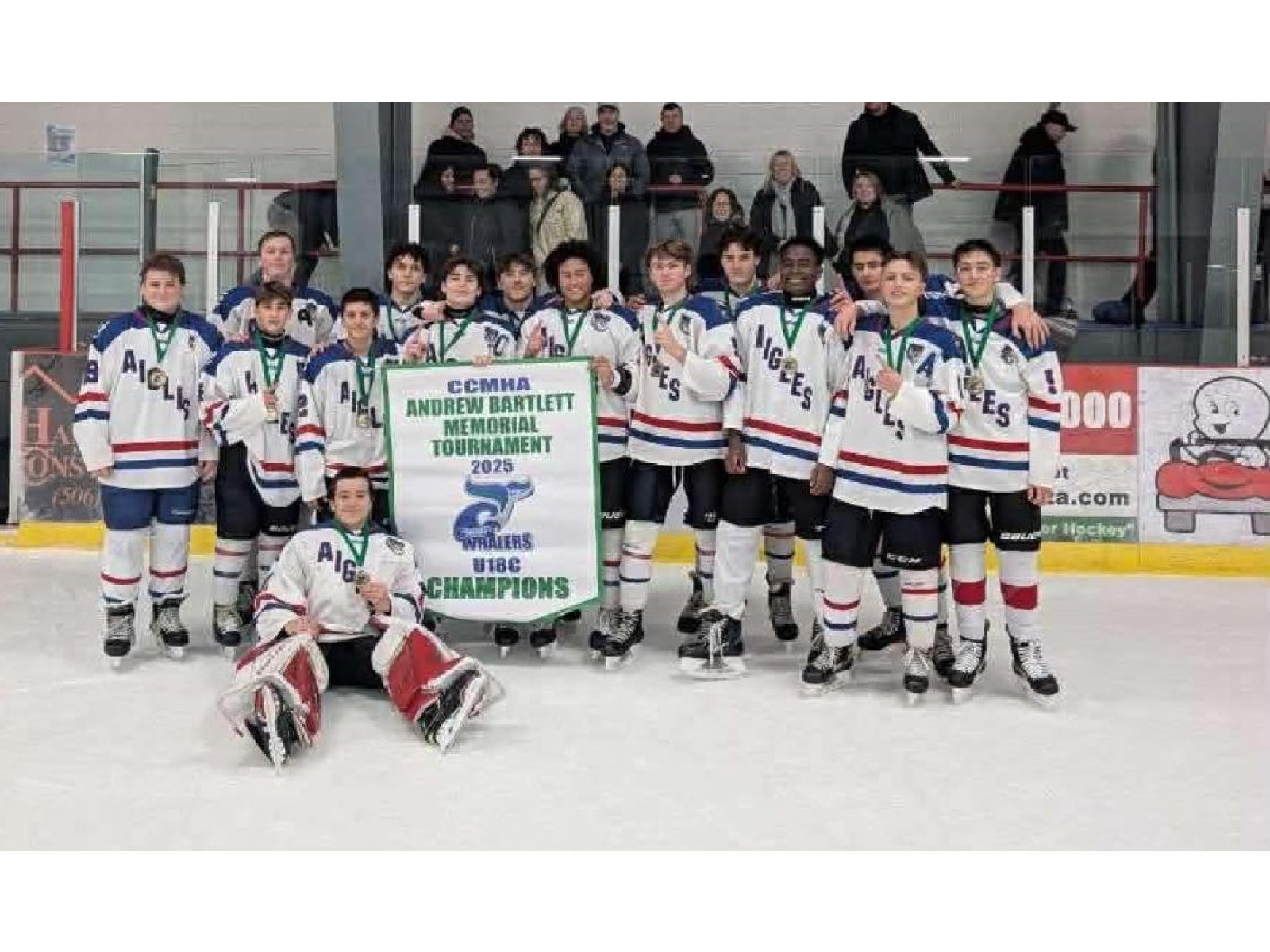 Victoire en partie de championnat des Aigles M18 ans C Image 1