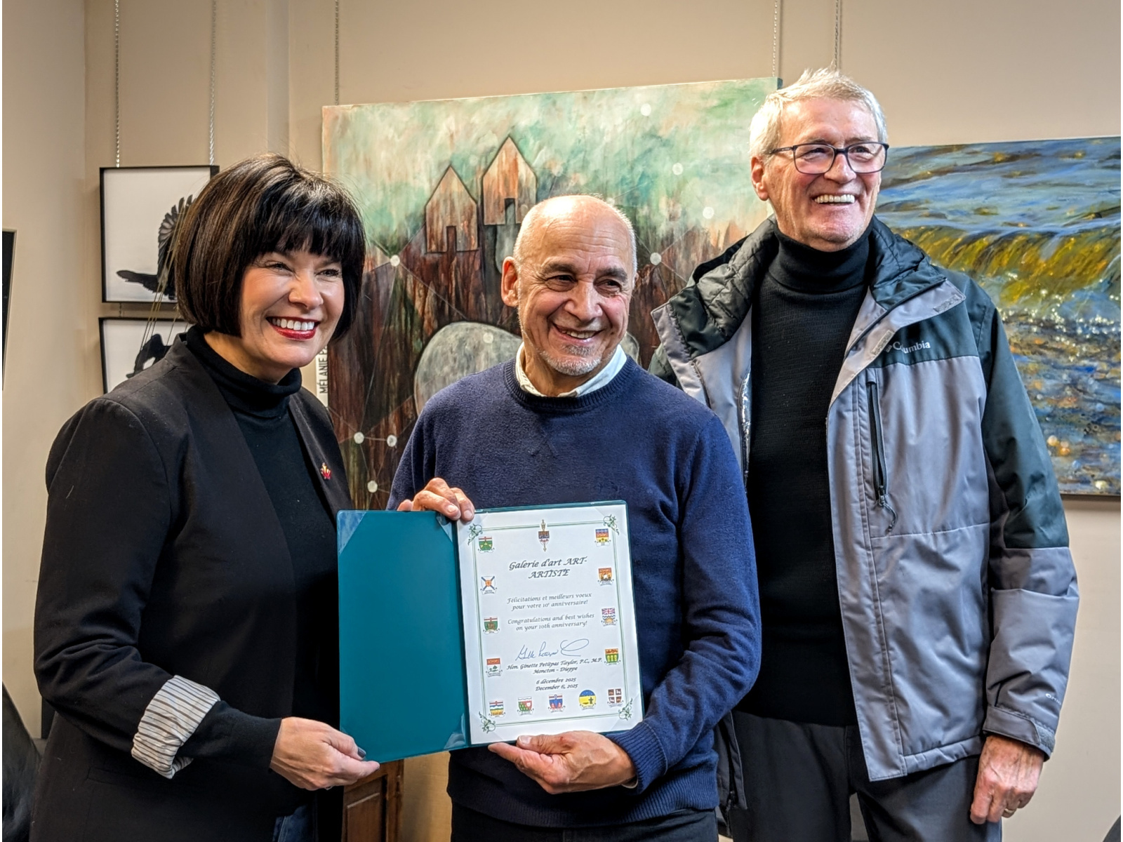 LA GALERIE ART-ARTISTE CÉLÈBRE SA PREMIÈRE DÉCENNIE Image 1