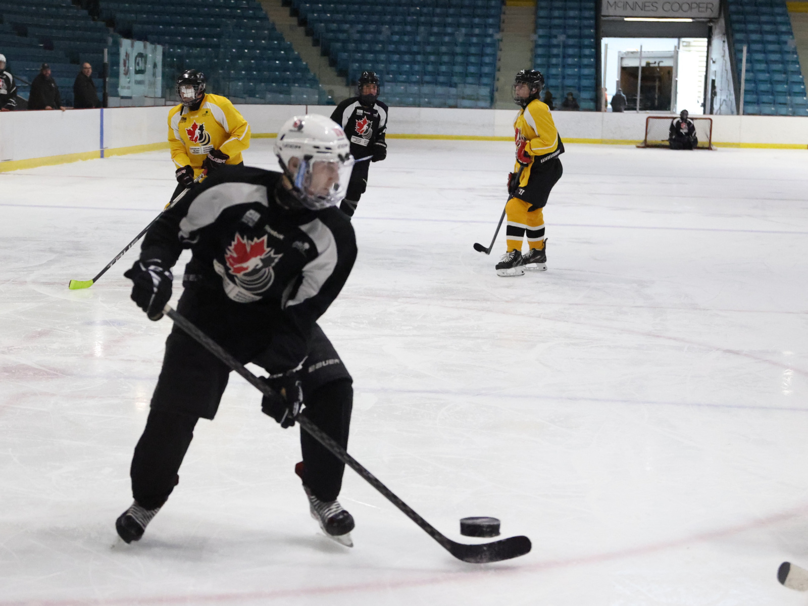 Hockey sonore : l’équipe jaune l’emporte devant un public ... Image 1