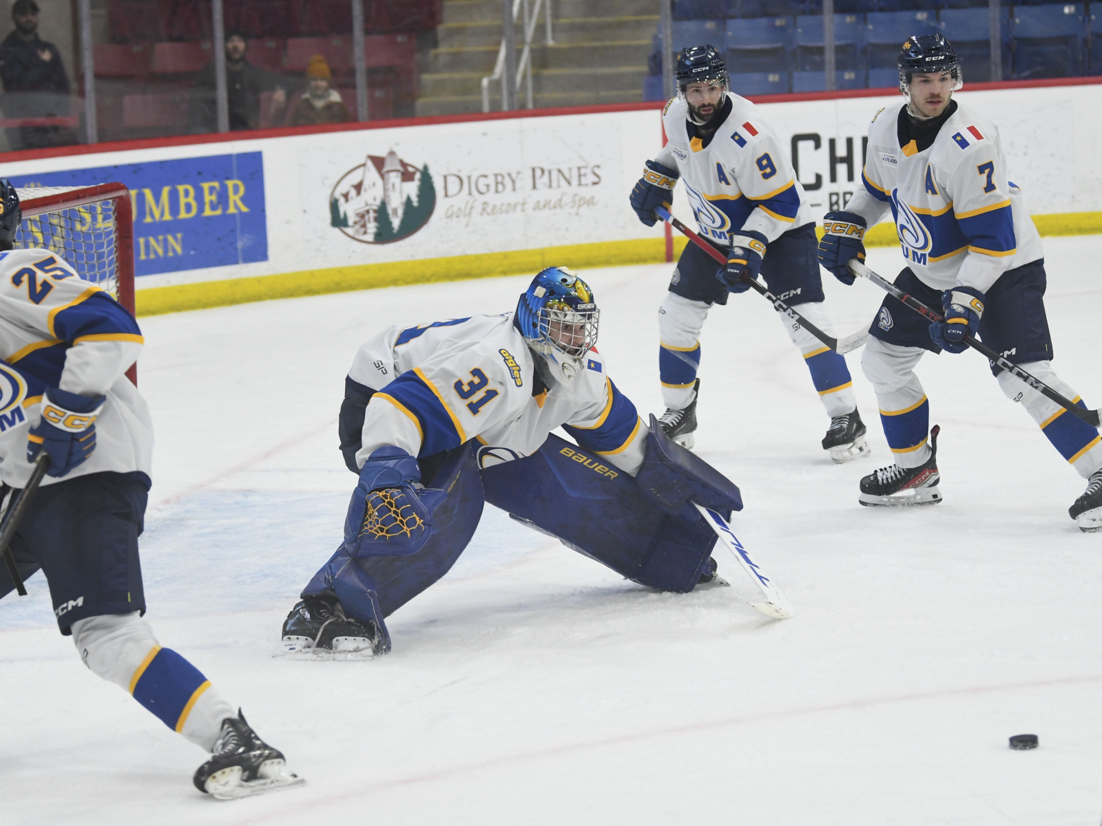 Olivier Adam motive les Aigles Bleus vers la victoire Image 1
