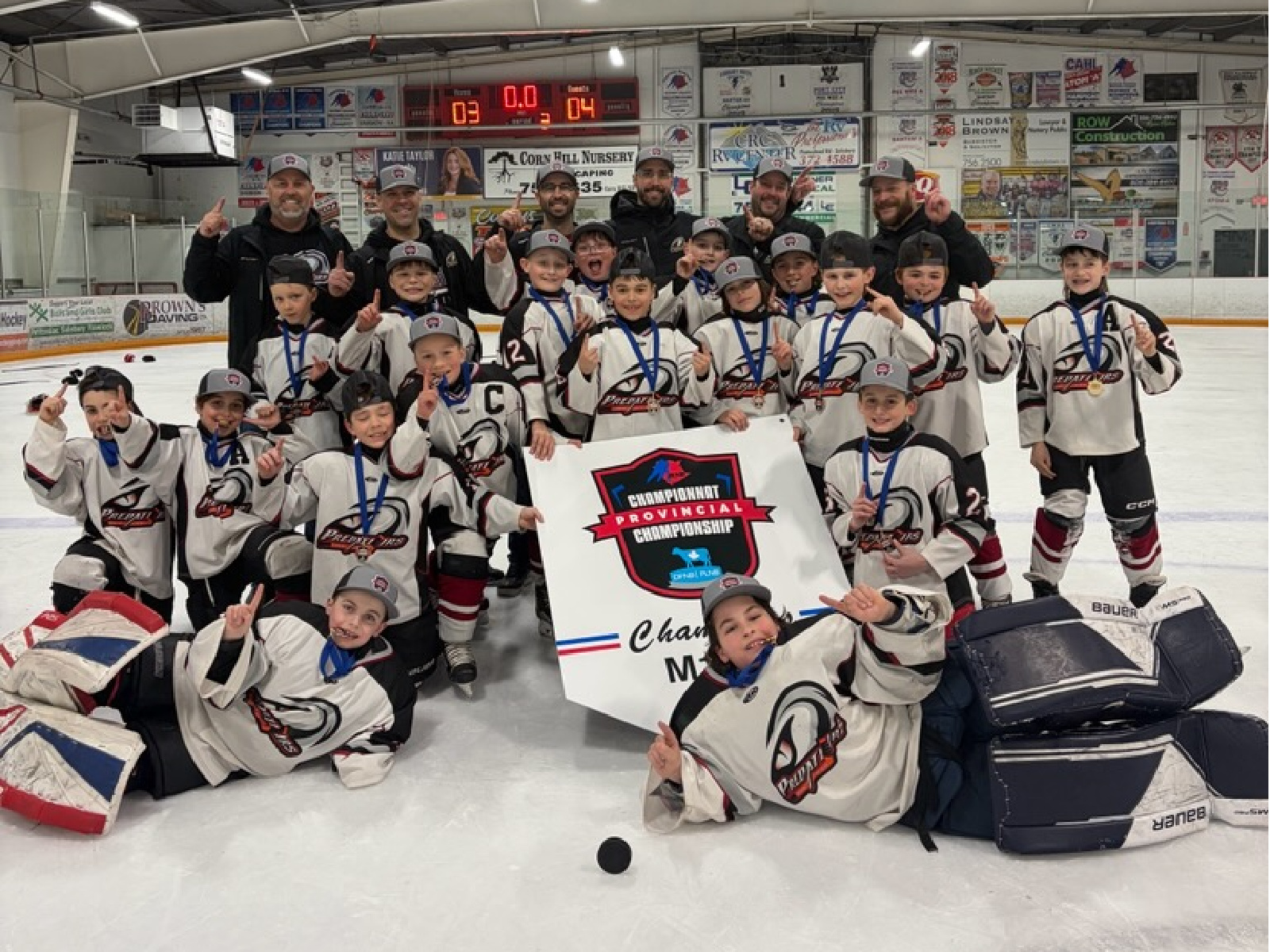 HOCKEY MINEUR : LES PRÉDATEURS CHAMPIONS DES MOINS DE 11 ANS Image 1