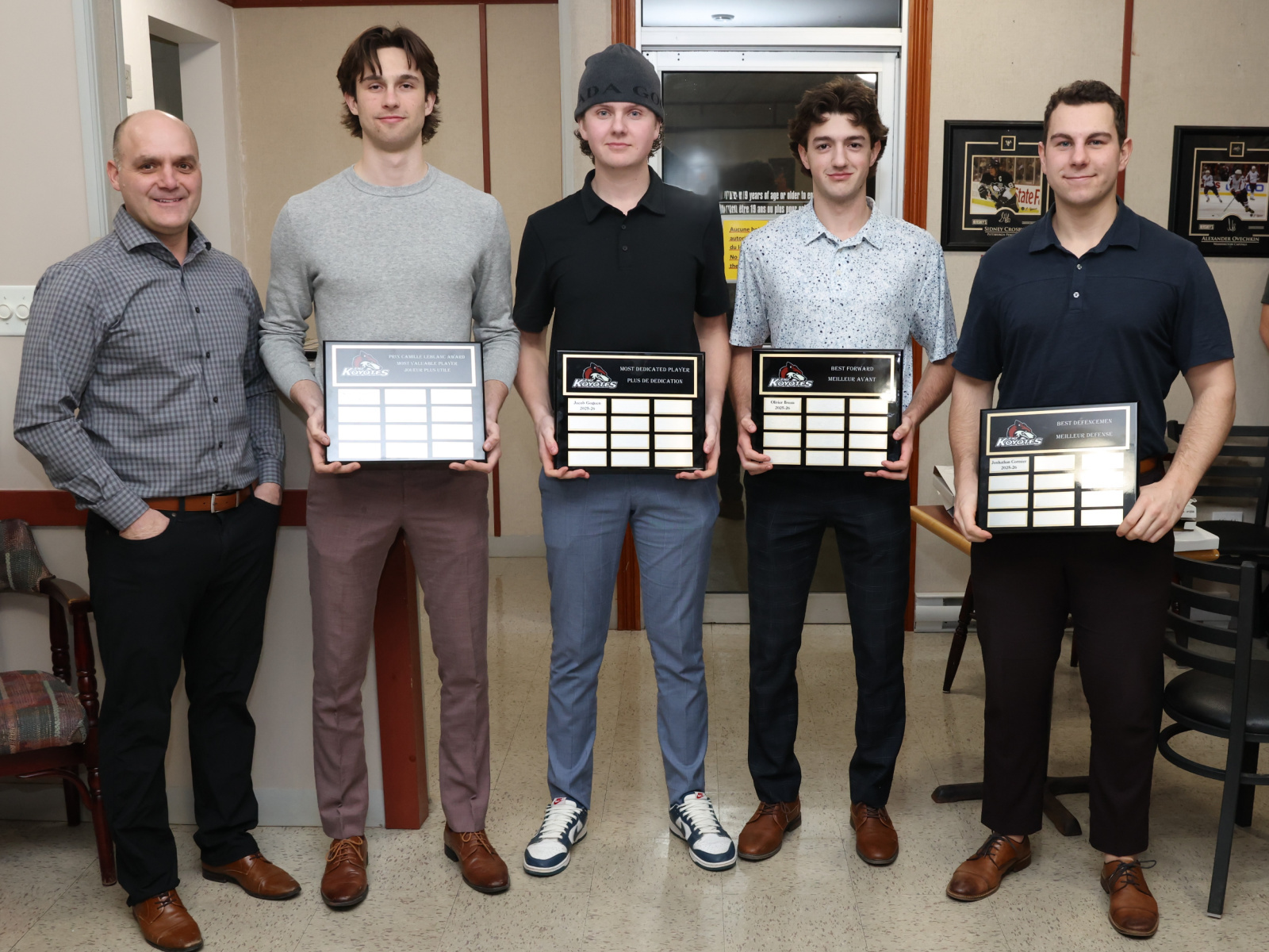 Samuel LeBlanc choisi joueur par excellence des Delco ... Image 1