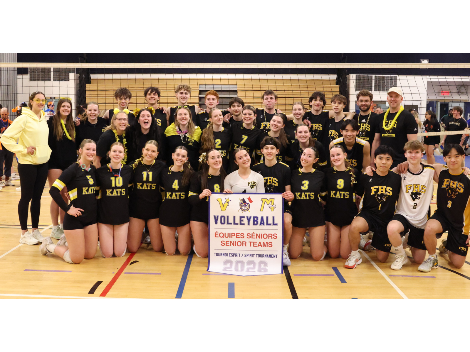 Les Black Kats remportent le Tournoi de l’Esprit