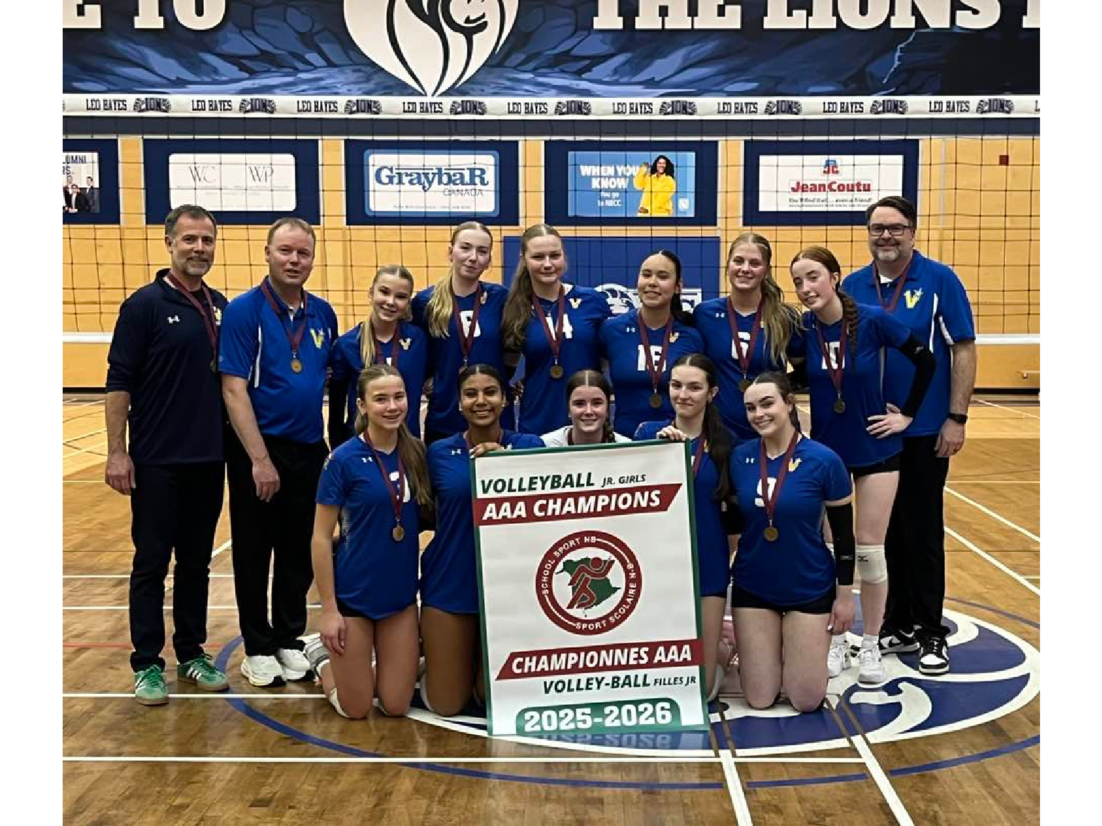 Vedettes et Corsaires championnes provinciales juniors
