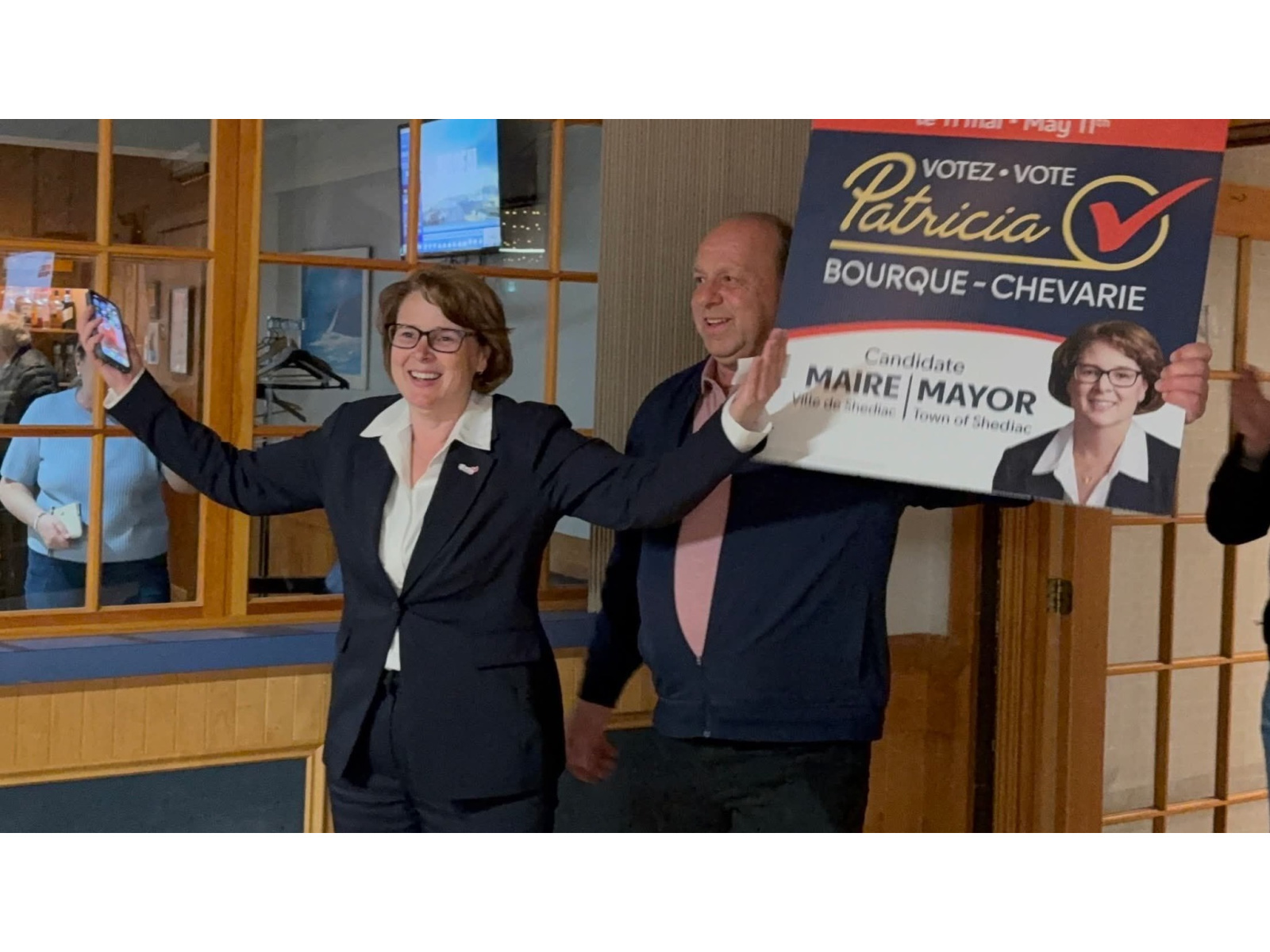 SHEDIAC : PATRICIA BOURQUE-CHEVARIE ÉLUE MAIRE, MARIE ...
