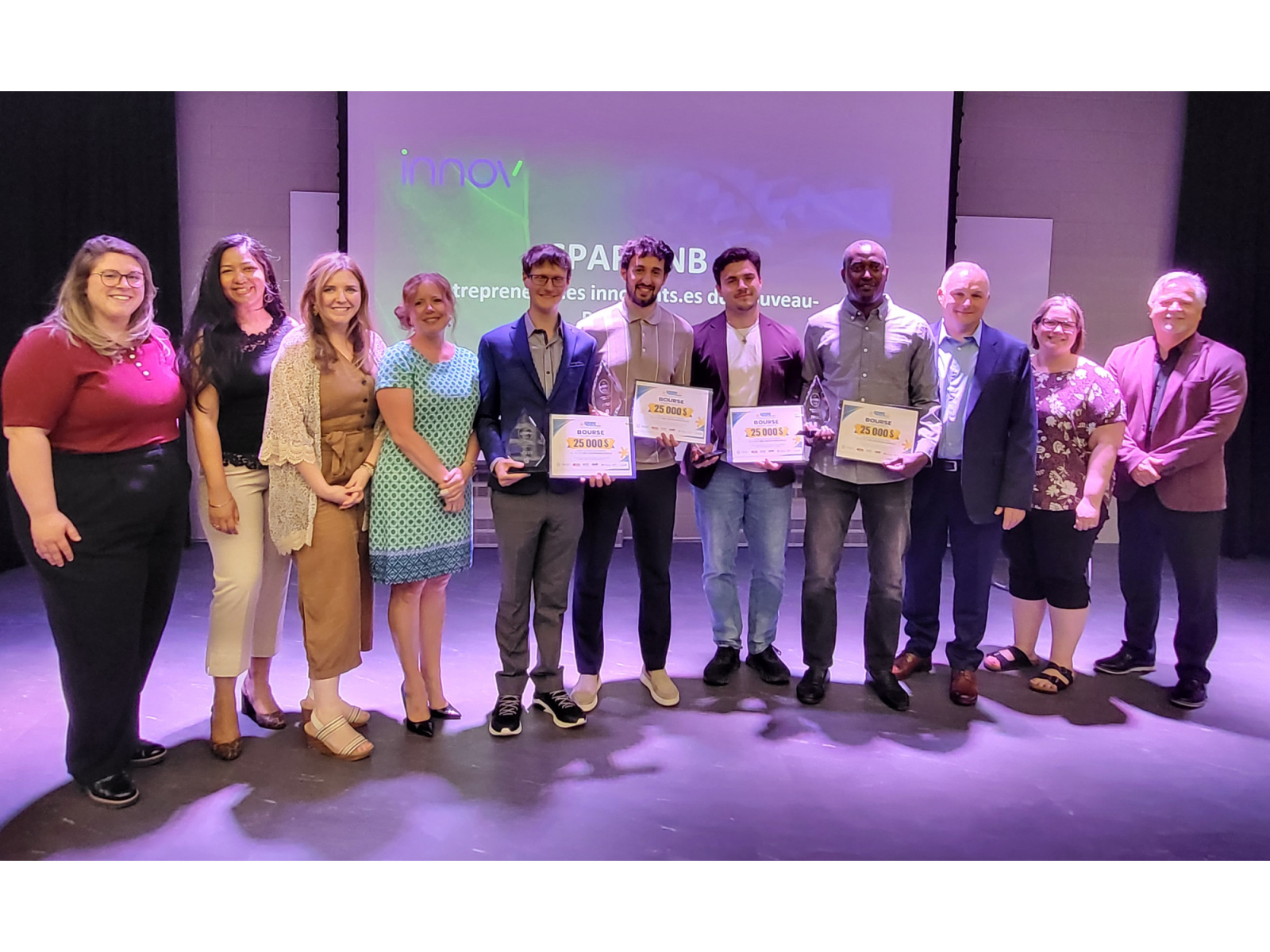 Dix finalistes, quatre lauréats au concours Spark NB