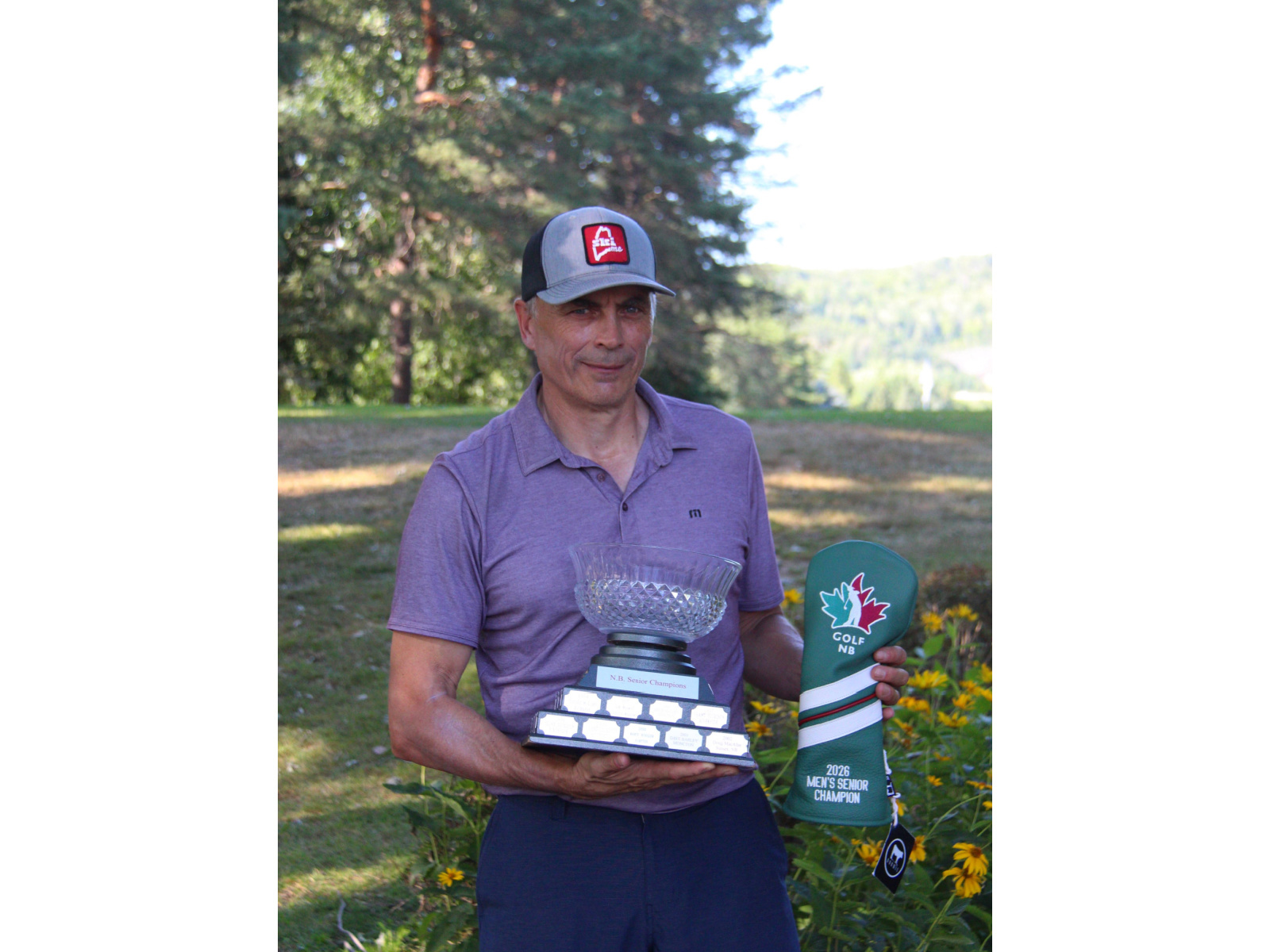Carl Madore est champion senior de golf du N.-B.