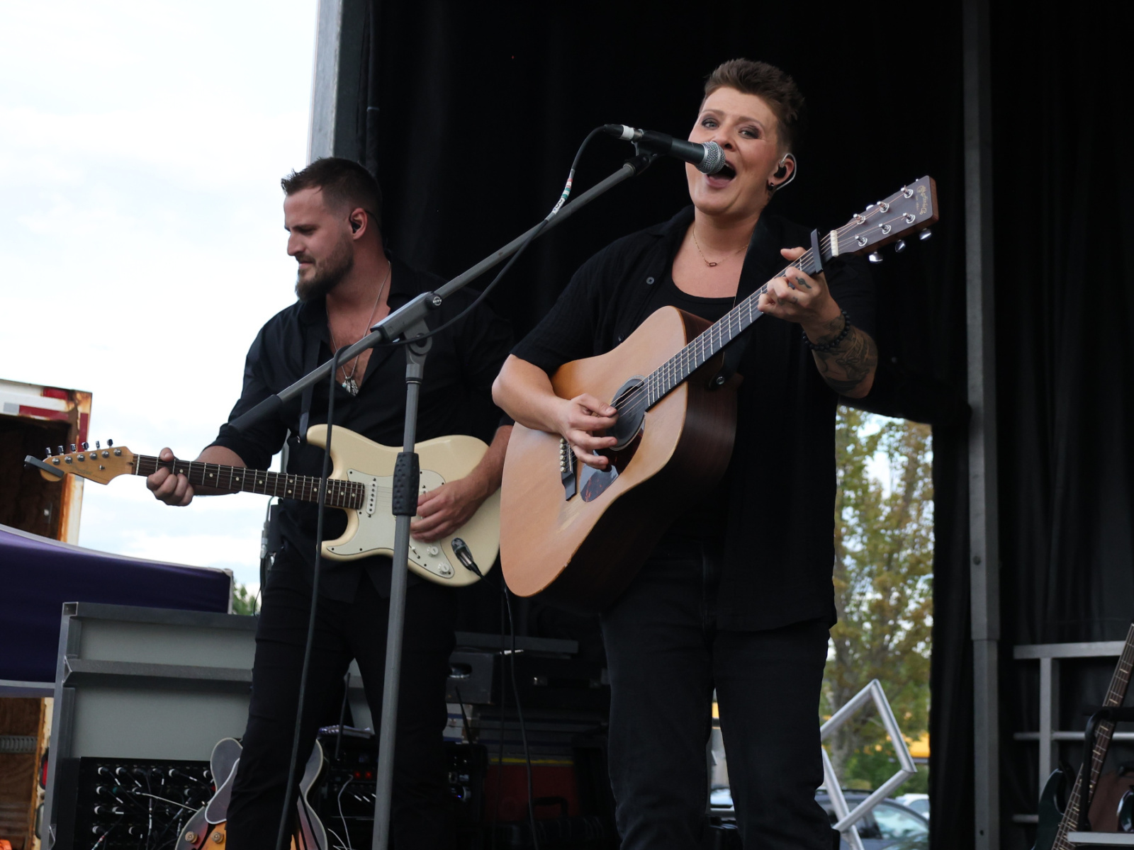 Terry Melanson et Martin Boys au dernier Mercredi Show