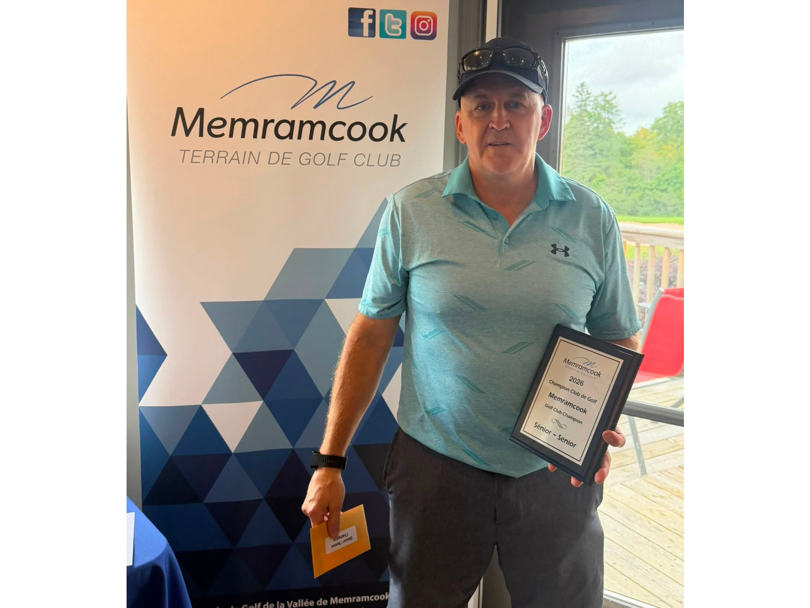 Mario Cormier est champion senior à Memramcook