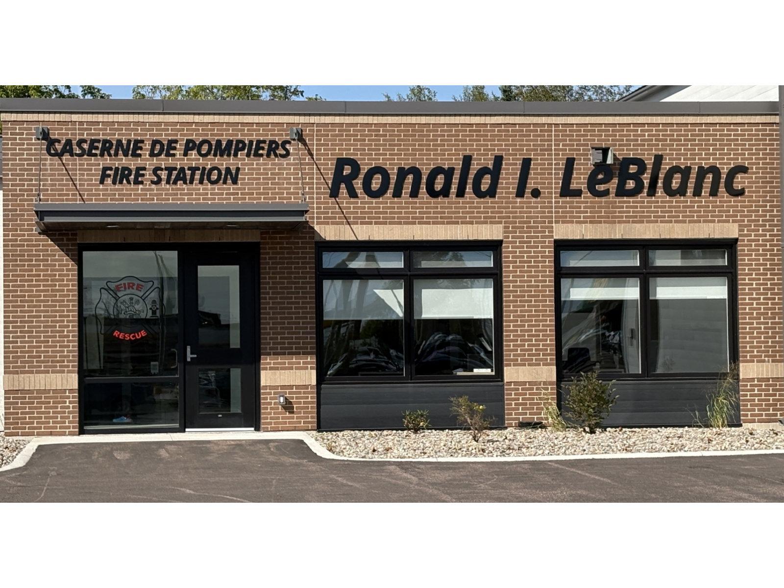 La caserne des pompiers Ronald I. LeBlanc de ...