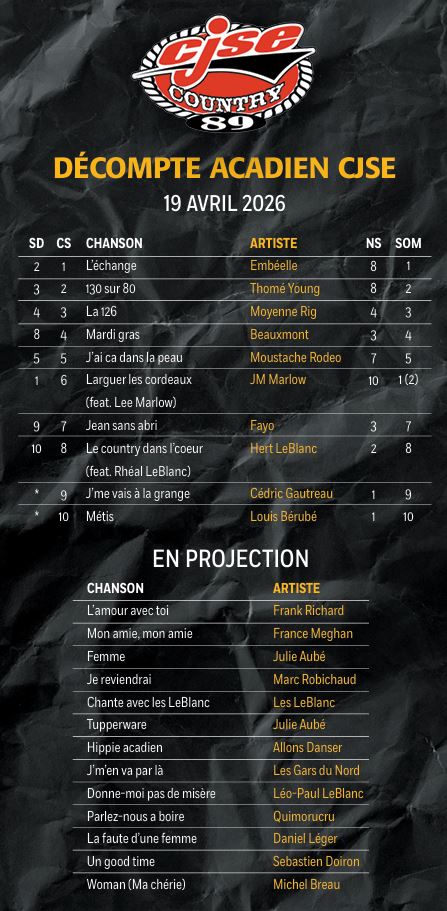 Décompte Acadien CJSE Image 1