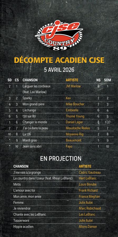 Décompte Acadien CJSE Image 1